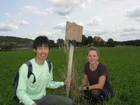 Anna and Ryo out in the Field