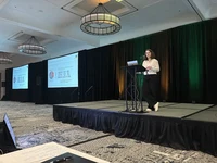 Marion Pitz presented her data at the 67th maize genetics meeting in St. Louis.