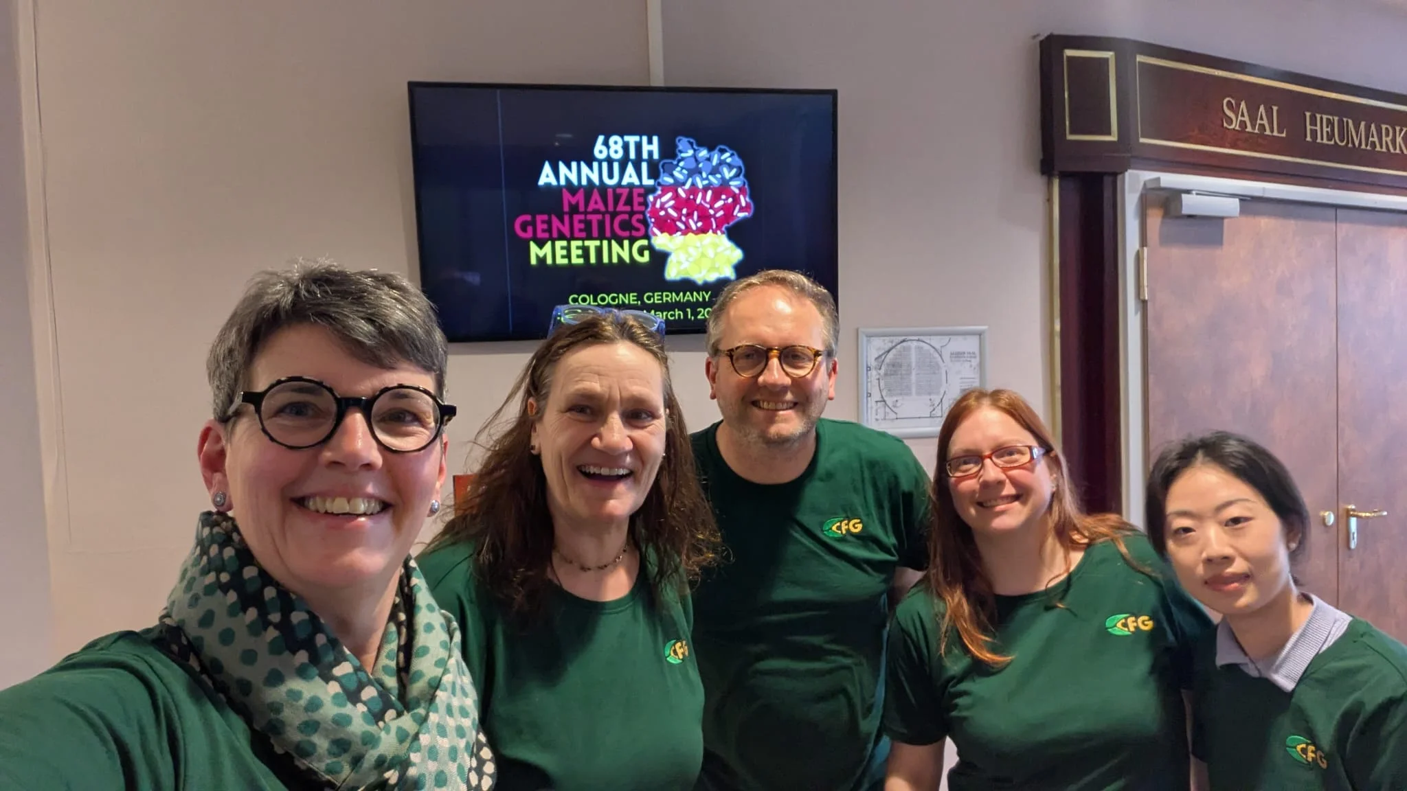 Members of the CFG group contributed to the on-site organization of the meeting, including coordination of the registration desk and general logistics throughout the event.