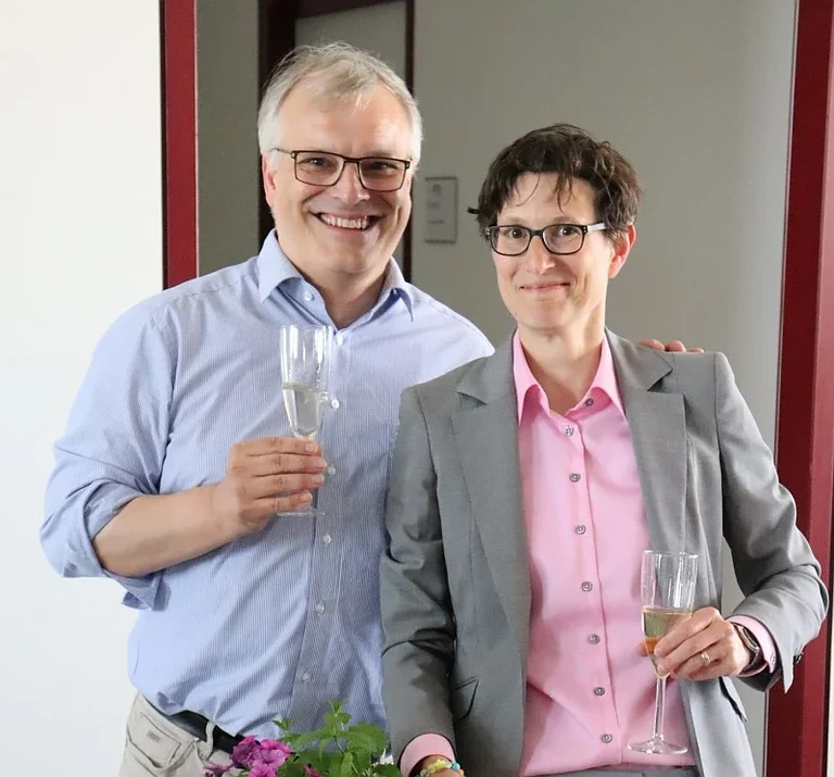 Frank Hochholdinger und Caroline Marcon