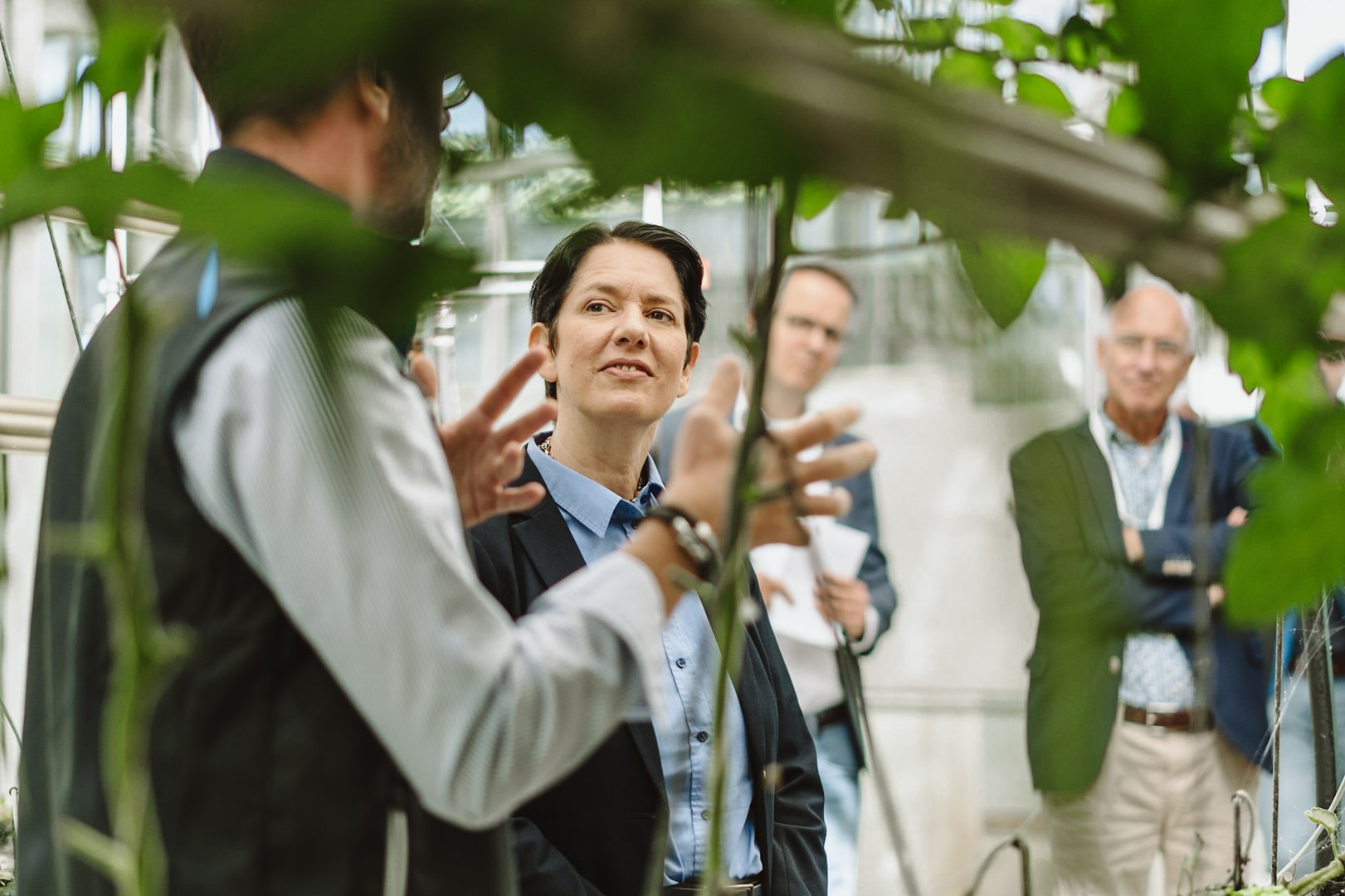 Ministerin Silke Gorißen zu Besuch auf dem Nachhaltigkeitscampus Klein-Altendorf