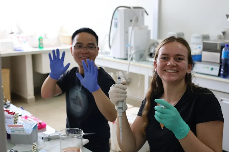 Lab work in Antananarivo
