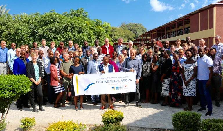 Das Team eines der beiden verlängerten Sonderforschungsbereiche