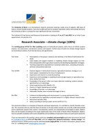 Research Associate – climate change (100%) 41-22-3-202