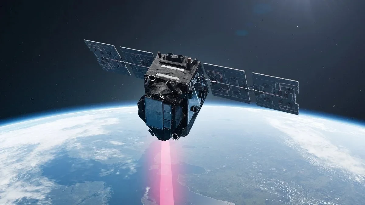 The satellite from ESA's FLEX mission observes photosynthesis in Earth's vegetation from space and is intended to help us better understand the effects of climate change on plants.